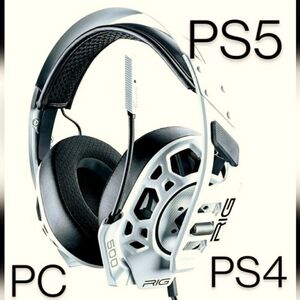 🎧NEW RIG 500 PRO HS Special Edition White Gaming Headset for PS5, PS4, P